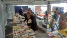 Le Réseau de lecture publique intercommunal proposait aux visiteurs des livres à petit prix.