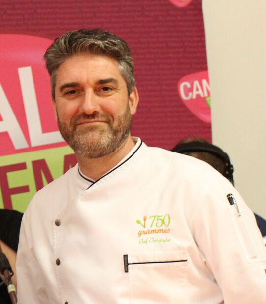 Le Chef Christophe Dovergne, co-fondateur du site 750g 
