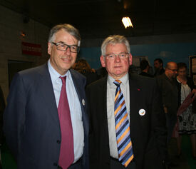 Jean-René LECERF, président du Conseil départemental du Nord et Alain POYART, Président de la 3CA
