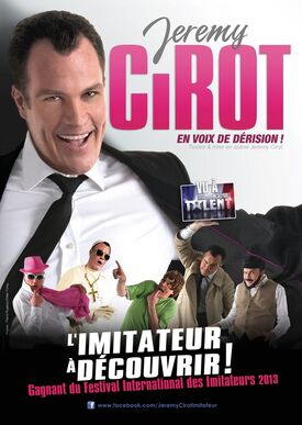 Jérémy Cirot, imitateur