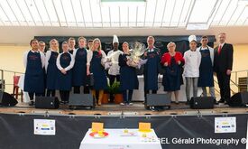 Les participantes, élèves et professeurs ont reçu un tablier à effigie du concours. Il leur a été offert par la 3CA.