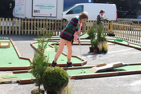 Le parcours mini-golf 